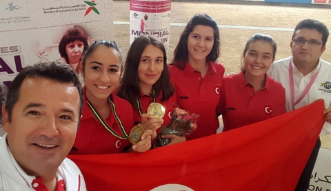 2018 Dünya Kadınlar Bocce Şampiyonu Türkiye!